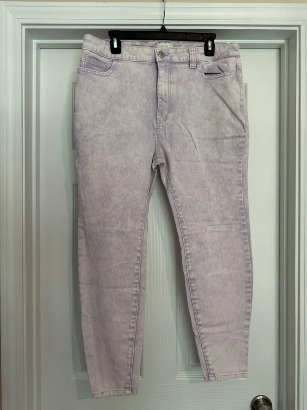 Forever 21 Lavender Skinny Jeans - Picture 4 of 9